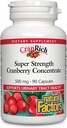 CranRich, Doğal Faktörler, Super Strength Cranberry Temp, Urinary Tract Desteği için Antioksi Supplement, Non-GMO, 90 Capsules