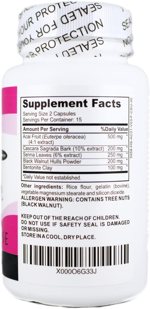 Skinny Jane Cleanse | Natural Wellness Support Supplement | Sağlıklı Bir Sistem için Detoxify | Gelişmiş Well-ness | 15Day Cleanse (30 Capsules)