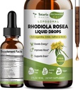 Totaria 16-in-1 Liposomal Rhodiola Rosea Tincture, Ultra Strength Rhodiola Supplement w/Ashwagandha, Saffron, Magnezyum, SAM-e, Rhodiola Rosea Ekstralama için Sıvı Öpücü, Mood, Energy