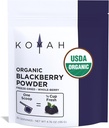 KOYAH - Organik BlackBerry Toz: 30 Hizmet (1 Scoop = 1/2 Cup Fresh): Freeze-Dried, Whole-Berry Toz, Raw, Raw