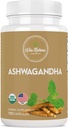 Ashwagandha Capsules 1000 mg | Organik Herbal Supplement |120 Capsules