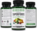 Sibirya Yeşil 28 Organik Superfoods Supplement 60 Tablet - 14 Temel Yeşiller, Enerji, Sağlık, Sağlık, Sağlık, Sağlık, Sağlık, Sağlık, Sağlık, Sağlık, Sağlık, Sağlık, Sağlık için Geleneksel Formülden 14 Nutritious Meyve ve Veggies
