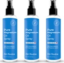 Pure Oil Spray - 8oz (3 Pack) - Organik USP Grade, Magnezyum Oil for Feet, Magnezyum from Ancient Minerals - Aceite de magnesio para Los pastas - Natural Magnezyum Chloride, Made in the USA