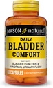 MASON NATURAL Daily Bladder Comfort, 30,Day Supply with Calcium, Pumpkin Seed, & Soy Germ to Support Normal Bladder Function