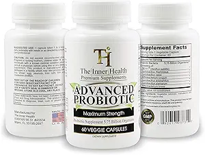 Advanced Probiotics for Women & Men to Support Healthy Gut & Immune System; 5.75 Billion Organisms; Bacillus Subtilis Lactobacillus Rhamnosus Acidophilus Probiotic L. Casei and More