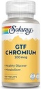 Solaray GTF Kromium Capsules, 200mcg, 100 Count