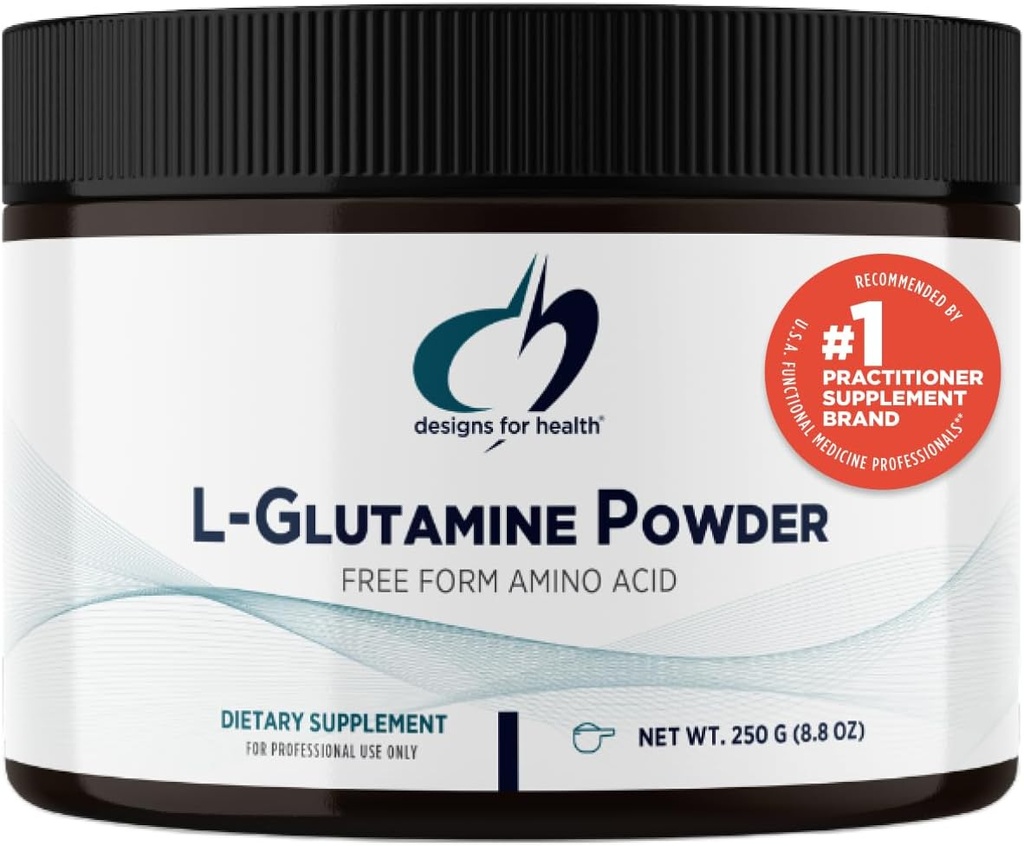 Σχέδια για τη χορτοφαγική υγεία L Glutamine Powder - Pure 3000mg Amino Acid Supplement - Προάγει την αποκατάσταση των μυών, Gut + Immune Support - Μη Γλουτένη Χωρίς Ποτό (83 Σερβίρει / 250g)