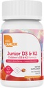 Zahler - Junior Vitamin D3 + K2 Μασώμενα Δισκία για Παιδιά