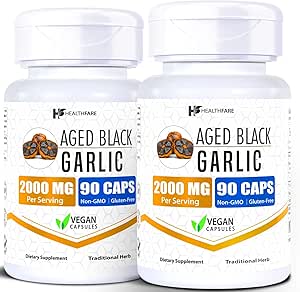 Healthfare Aged Black Garlic Supplement Χάπια 