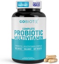 GOBIOTIX Probiyotikler ve Digestive Enzymes - 25 Milyar CFU - Digestive Health, Probiyotikler for Women and Men - Gluten Free Pills - 90 Capsules