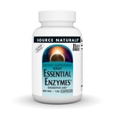 Source Naturals Essential Enzymes 500 mg Bio-Aligned multiple Enzyme Supplement Herbal Defense for Digestion, Gas, Constipation & Bloating Relief - Supports Immune System* - 120 Vegetarian Capsules