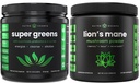 NutraChamps Πράσινα Super Food Powder & Lion's Mane Powder