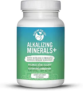 Mineraller + 240 Kont - alkalin Trace Minerals Plus Kalsiyum, Magnezyum, Pyum Mineral Tamamları ve Günlük Mineraller için Çoktoksik Ekstrler ve Multimineral