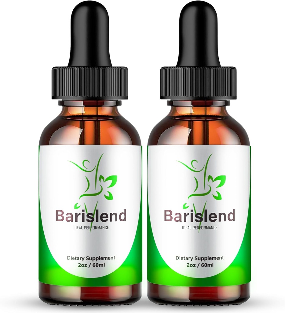 Barislend Drops, Barislend Supplement Premium Liquid Drops, Barislends Advanced Formula Drops - Maximum Strength, Official Barislend Liquid Drops, Bari Slend Όλες οι κριτικές Φυσικής Υποστήριξης (2 Pack)