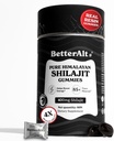 Daha iyi Alt Saf Himalaya Shilajit Gummies with 100% Shilajit | Yüksek Potency Gold Grade / Enerji Boost & Immune Support, %75+ Fulvic Acid| Travel Friendly - Tamarind Flavor