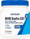 Nutricost Keto BHB Exojen Ketones 4-in-1 (30 hizmet) 12g Beta-Hydroxybutyrate (BHB) Per Servis, (Unflavored) - DWne Salts