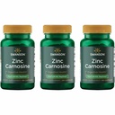 Swanson çinko Carnosine (PepZin GI) - Doğal Supplement Gastrik Health & Digestive Support - Montebial Balance in the Stomach - (60 Capsules) (3 Pack)