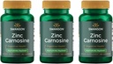 Swanson Zinc Carnosine (PepZin GI) - Φυσικό συμπλήρωμα για την προώθηση της γαστρικής υγείας & Digestive Υποστήριξη - Υποστηρίζει μικροβιακή ισορροπία στο στο στομάχι - (60 κάψουλες) (3 Pack)