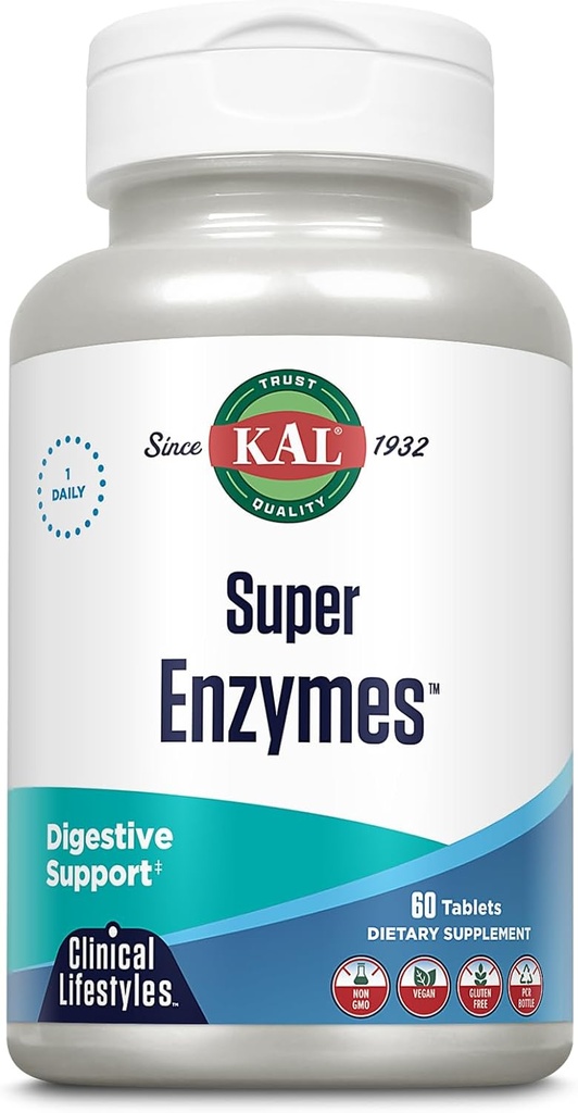 Kal Super Enzymes Tabletleri, 60 Kont