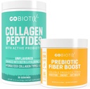 GOBIOTIX Fiber & Collagen Sche: Saç, Skin, Gut Support - 30 Serviss Collagen, 35 Hizmet Fiber Fiber & Collagen Sche: Saç, Skin, Gut Support - 30 Serviss Collagen, 35 Servisler Fiber