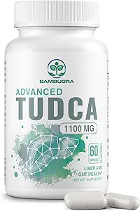 TUDCA 1100mg for Liver Cleanse Detox and Repair, 3. Parti Test Edildi Gelişmiş TUDCA Supplements, Ultra Strength Bile Salt TUDCA Liver Supplement, 180 Capsules (Pazarlama)