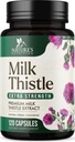 Εκχύλισμα Milk Thittle 1000mg - Liver Cleanse Detox & Repair Formula with Dandelion Extract - φυτικό συμπλήρωμα ήπατος - Nature's Milk Thistle w/Silymarin Marianum, Υποστηρίζει την υγεία του ήπατος - 120 κάψουλες