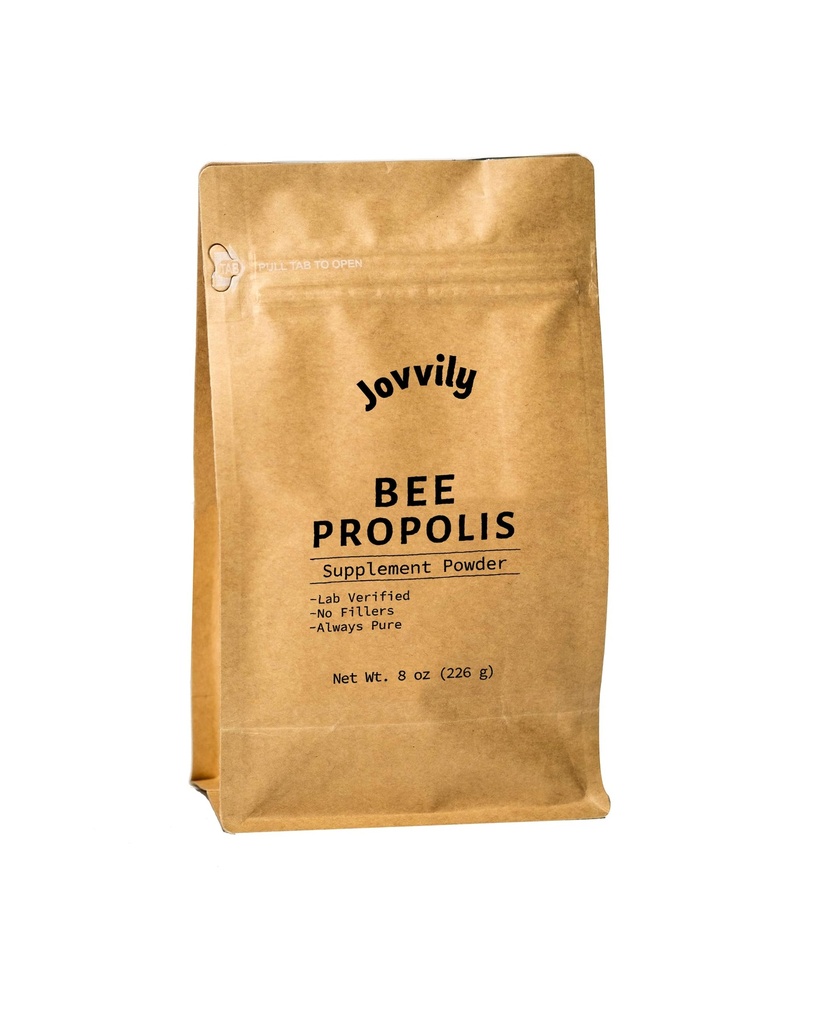Bee Propolis Powder - 8 oz - Lab Επαληθευμένο - Πάντα καθαρό - Χωρίς πληρωτικά
