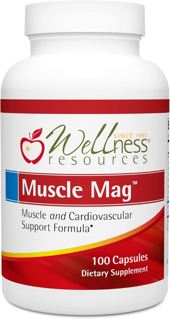 Kas Mag - Kas Heath için yüksek derecede Absorbable Formula Magnezyum - Mala Magnezyumte & Glycinate (100 Capsules) ile