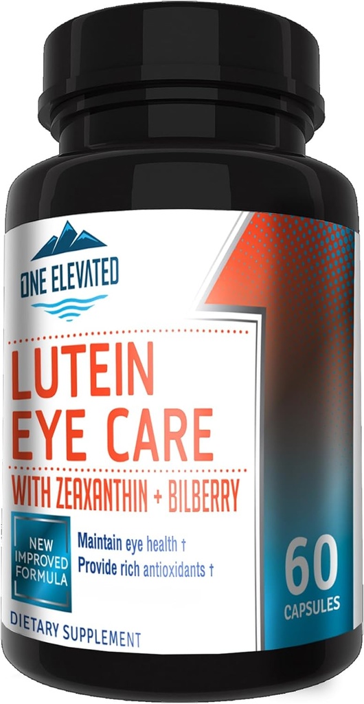 Newly βελτιωμένη Super Strength Eye Care Formula - Highest Pharmaceutical Grade Lutein, Zeaxanthin, Bilberry - Σπουδαιότερη βιοδιαθεσιμότητα – Πλούσια Αντιοξειδωτικά - Λειτουργεί συνεργιστικά για Optimum Αποτελέσματα