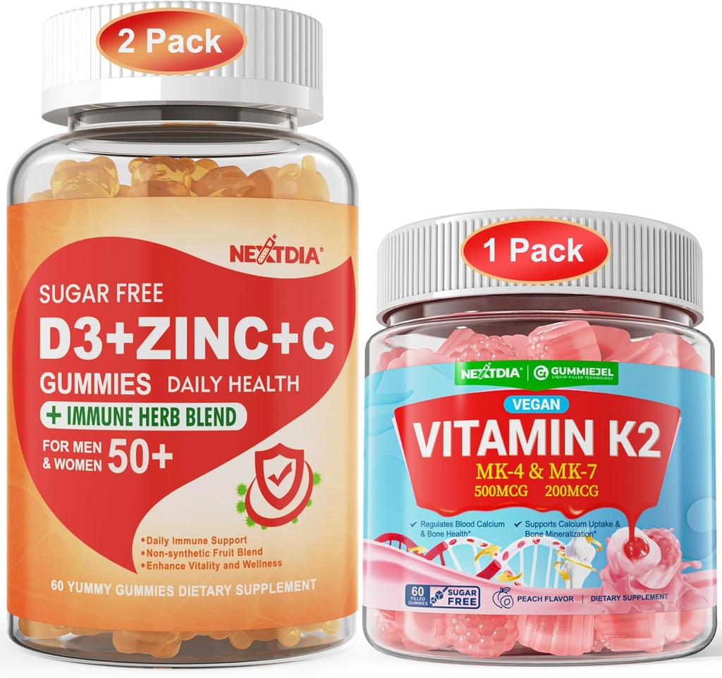 Grafik: Yetişkinler için C + D3 + çinko Gummies 50 + & Vitamin K2 Gummies