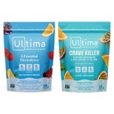 Ultima Replenisher Ηλεκτρολυτικό Ποτό σε σκόνη Mix Bundle – Χωρίς ζάχαρη – Ποικιλία, Crave Killer – 20 Stickpacks, 14 Stickpacks – 6 Ηλεκτρόλυτα και Ορυκτά – Keto Friendly, Vegan, Non-GMO