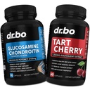 Glucosamine Chondroitin MSM Turmeric & Tart Cherry - Ortak Sağlık Tamamlayıcı Kemik ve Ortaklar, Purge Uric Acid Cleanse Flush Antioksi Pills - Ortak Destek Pills & Tart Cherry Ekstra Capsules