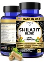 Lunakai USA Ashwagandha, Rhodiola & Cordyceps - Ekstra Güçlü Shilajit Men & Women için 60.