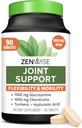 Zenwise Health Joint Support Supplement with Glucosamine Chondroitin MSM, Curcumin & Sulfate - Women & Men - Mobility & Flexability Support for Diz, Cartilage & Bone - 90 Count