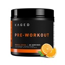 Kaged Original Pre Workout Toz | Orange Crush | Pre-Workout with Tinatine, Beta Alanine, L-Citrulline, BCAAs | 274 mg Organic Caffeine | Pre Supplements for Men & Women | 20 Servisler