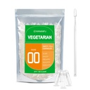 wananfu Boyutu 00 Boş Kapsüller Vejetaryen (100 Kont) Micro Lab Spoon, Clear Fillable Veggie Pill Capsules 00 Kendi Tamamlarınızı Yapmak için Kendi Supplements 00