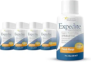 Medtrition Expedite Liquid Collagen, Peach Mango, 2 Fl Oz, 48 Paket - General için Beslenme Desteği, Ortoped & Kozmetik Cerrahi Kurtarma
