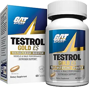 GAT STORT Testrol Gold ES, Tribulus, DIM, Zinc, Longjack, Fenugreek, Saw Palmetto, Οιστρογόνο ισορροπία, 60 δισκία
