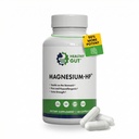Sağlıklı Gut Magnezyum-HP | Ultra Pure Glycinate with Zero Fillers | 180 mg Magnezyum Glycinate | 60 Servisler