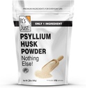 Είναι απλά! - Psyllium Husk Powder, Easy Mixing Dietary Fiber, Cleanse Your Digestive System, Finely Ground Powder, Ιδανικό για Κέτο Ψήσιμο, Μη ΓΤΟ (Άγευστο, 24oz (Pack of 1))