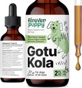 Forever κουτάβι Gotu Kola σταγόνες για σκύλους - Centella Asiatica & Gotou εκχύλισμα για την υποστήριξη της υγείας του εγκεφάλου - υγρό συμπλήρωμα εγκεφάλου για σκύλους όλων των Φυλή & Μεγέθη - 2 oz