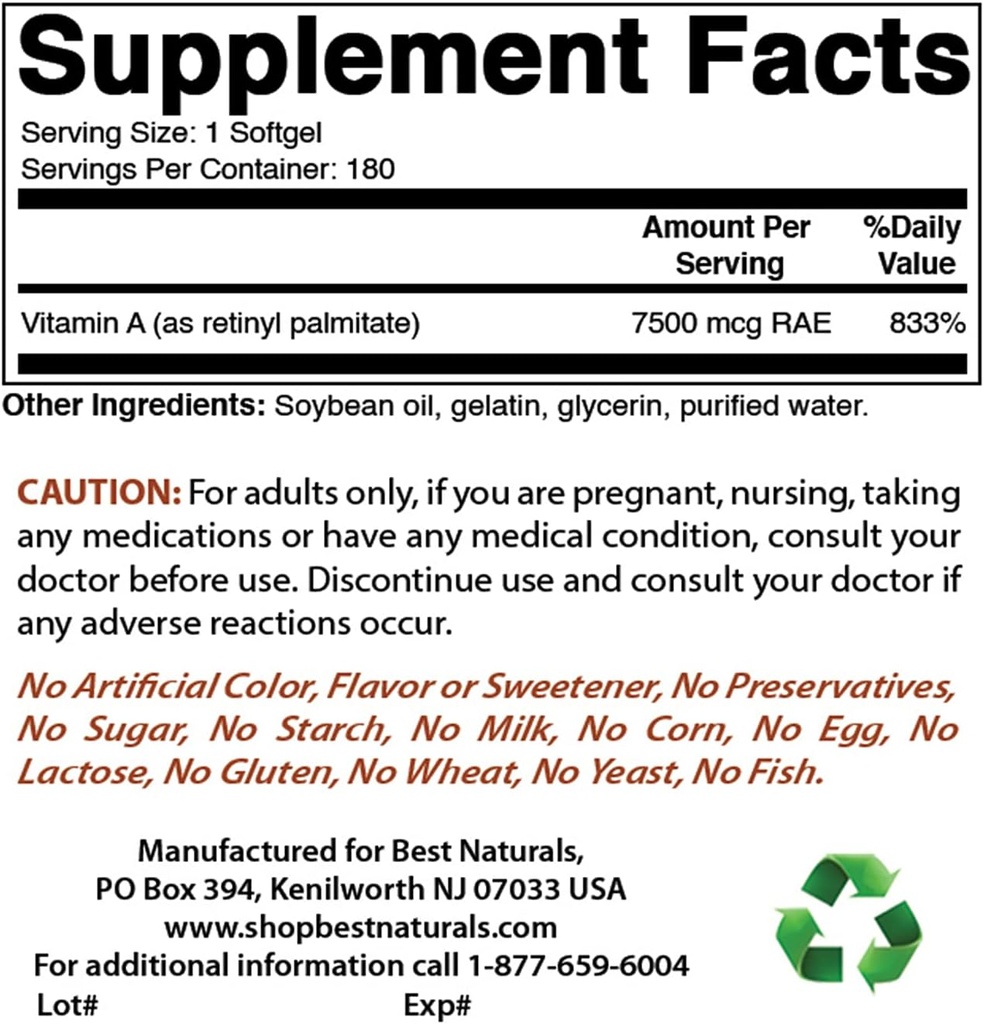 En İyi Doğal Vitamin 25000 IU & Probiyotik 10 Strains & 30 Milyar CFU