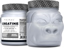 Primal Kretine Monohidrat Toz (400 Grams) | Unflavored Micronized Kreout & Recovery | 5g Kretin Monohidrat