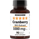 MONOHERB Cranberry 1000 mg - 90 Vegetarian Capsules
