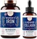GDSOR BOTANICALS Sıvı Kolaj ve Kadınlar için Demir