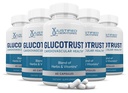 (5 Pack) Glucotrust Advanced Formula 688MG Supplement Pills 300 Capsules