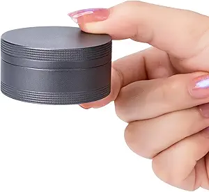 Günlük Metal Pill Box Pill Case - Tek Sualtı Seyahat Pill Konteyner Yuvarlak Alüminyum Mutfak Depolama Tıp Organizer Multitool EDC Her Gün Vitamin için, Fish Oil Gray Medium Boyutu