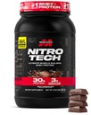 Kastech Whey Protein Tozu (Milk Chocolate, 2 Pound) - NitroTech Ultimate Muscle Building Formula Whey Protein Isolate - 30g Protein, BCAA 3g - Ambalaj Vary