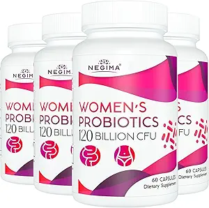Kadınlar için 120 milyar CFUs Probiyotiks for Women, 13-in-1 Herbs & Botanicals Kompleks, Hormonlar Menopause, Hot Flashes, Night Sweats, Mood Swings, Sleep Disturbances - 240 Caps